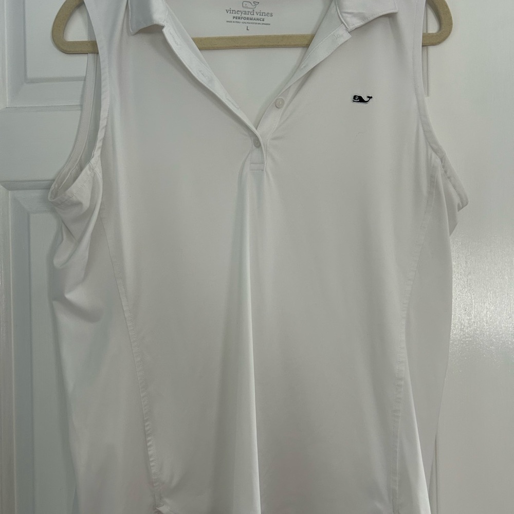 Vineyard Vines White Performance Shirt
